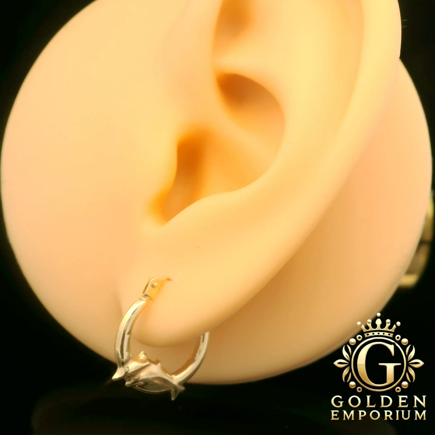Dolphin Hoop Earrings