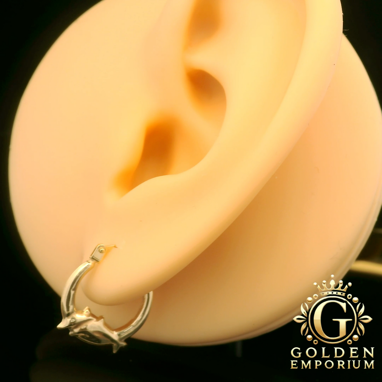 Dolphin Hoop Earrings