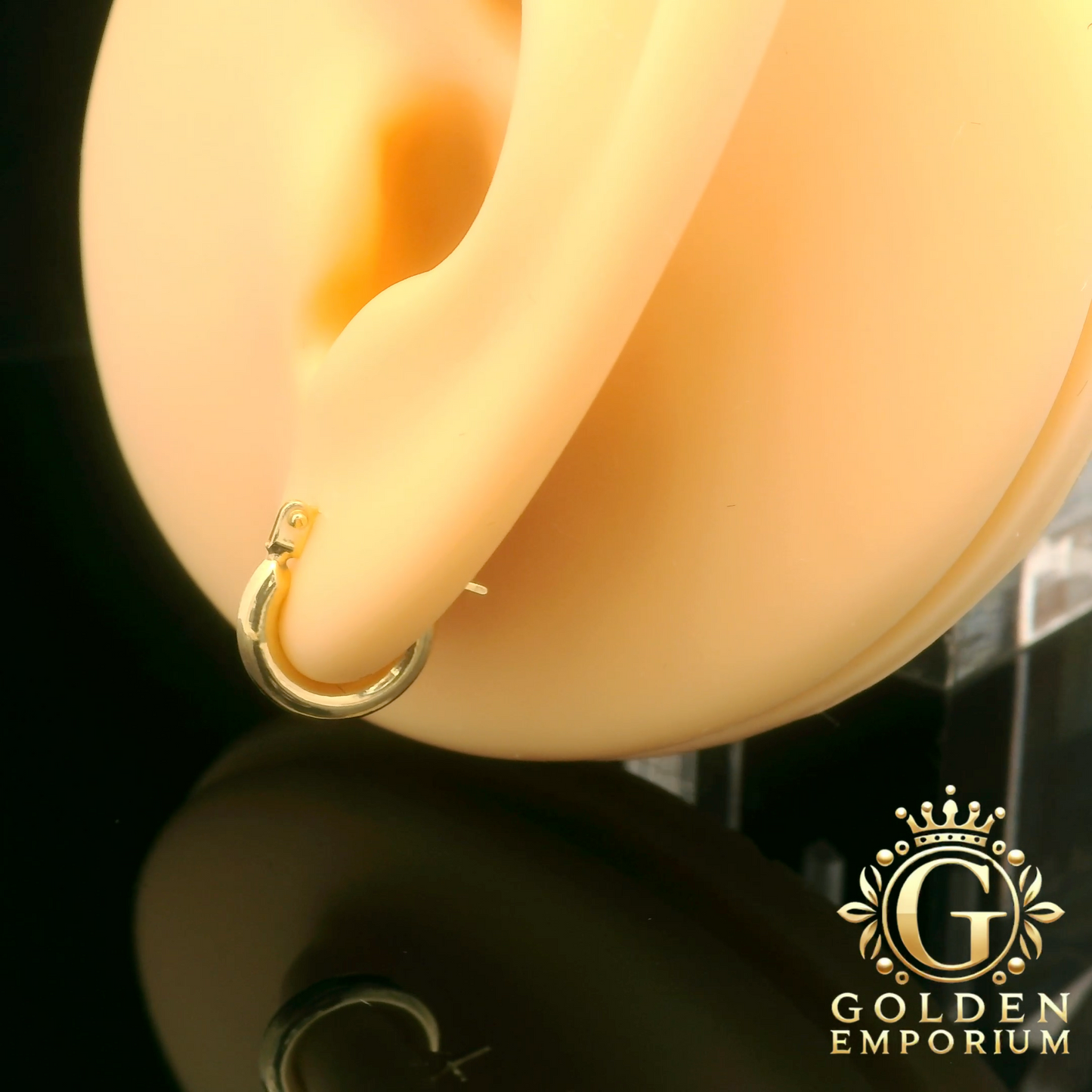 Classic Mini Gold Hoop Earrings