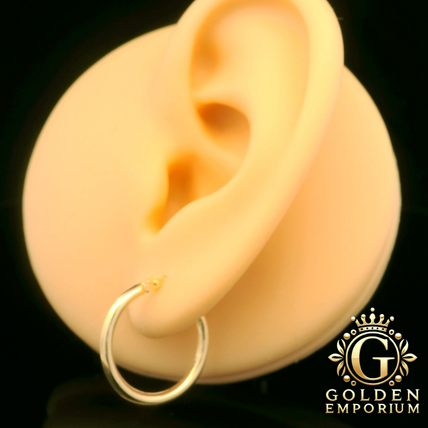 Classic Round Hoop Earrings