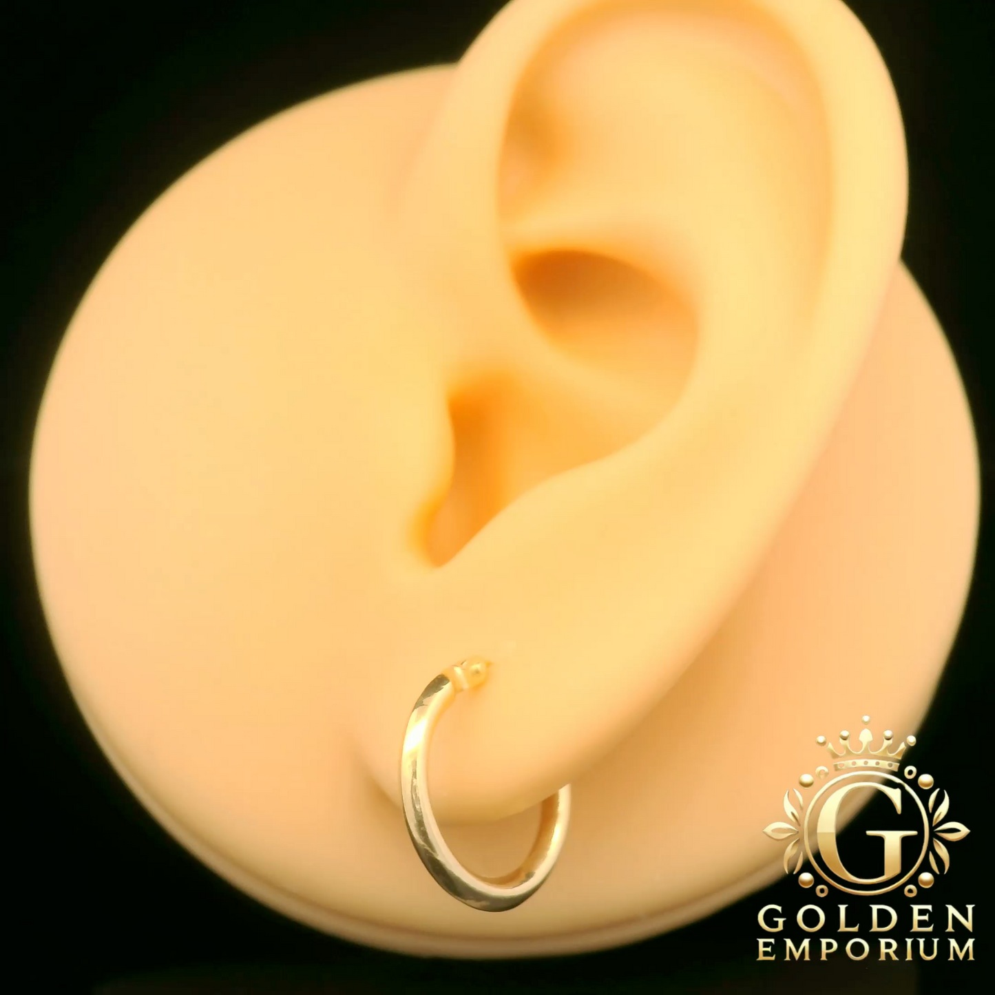 Classic Round Hoop Earrings
