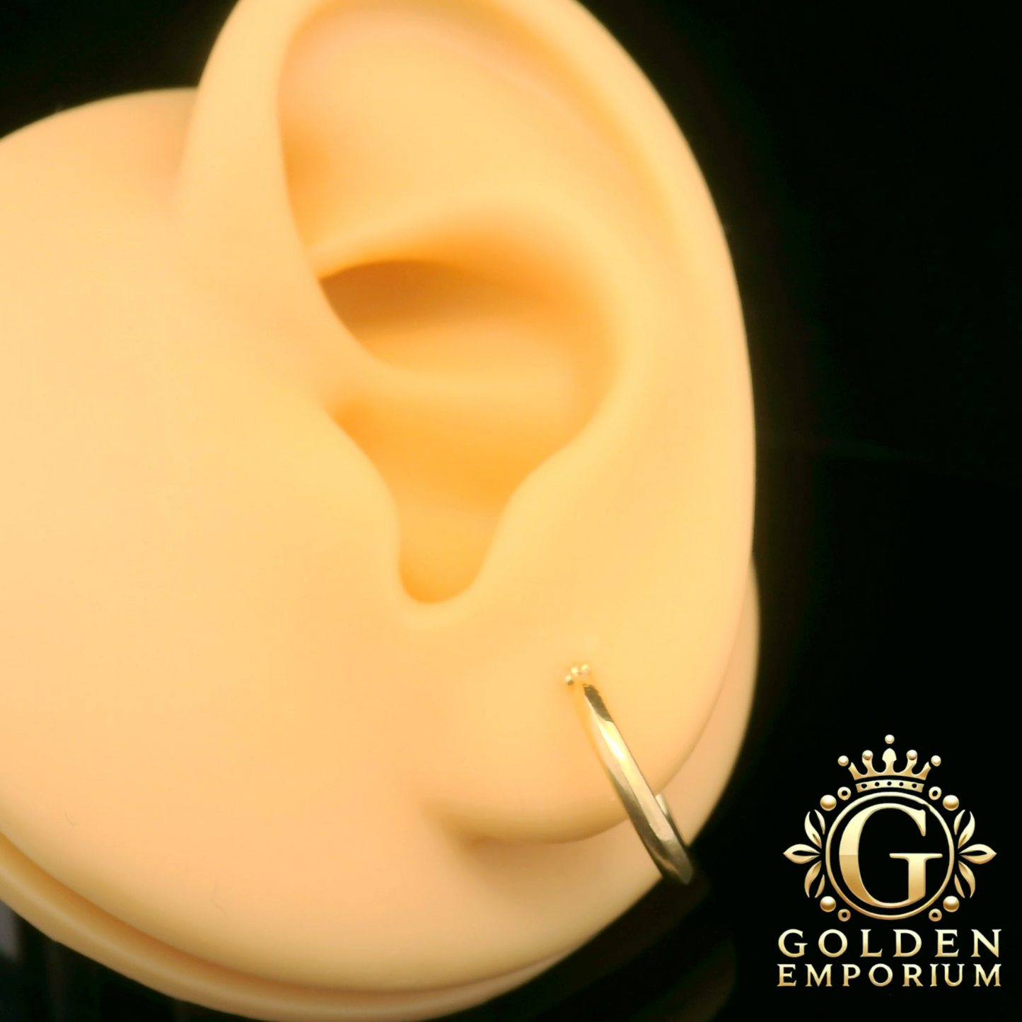Classic Round Hoop Earrings
