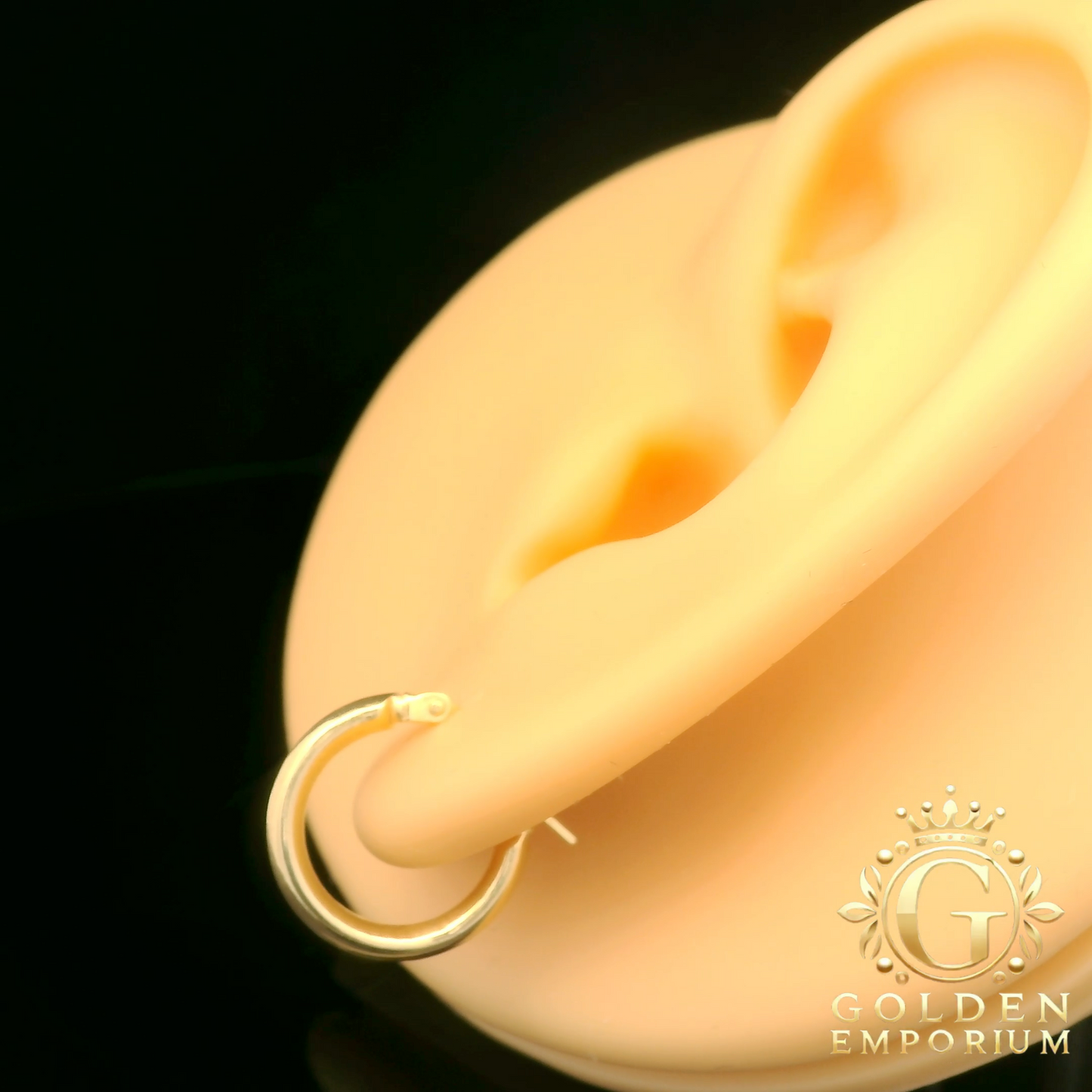 Classic Round Hoop Earrings