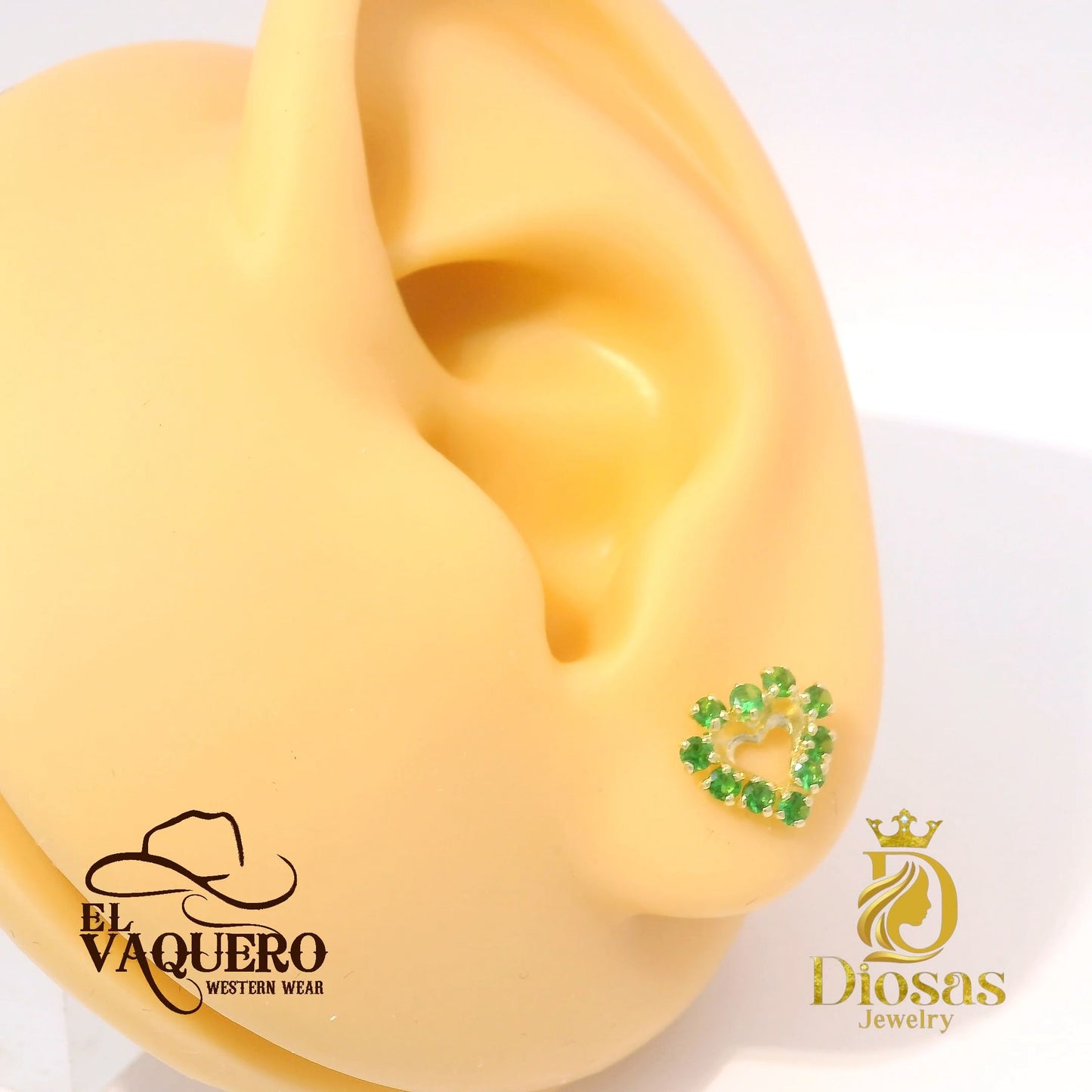 Elegant Heart-Shaped Earrings