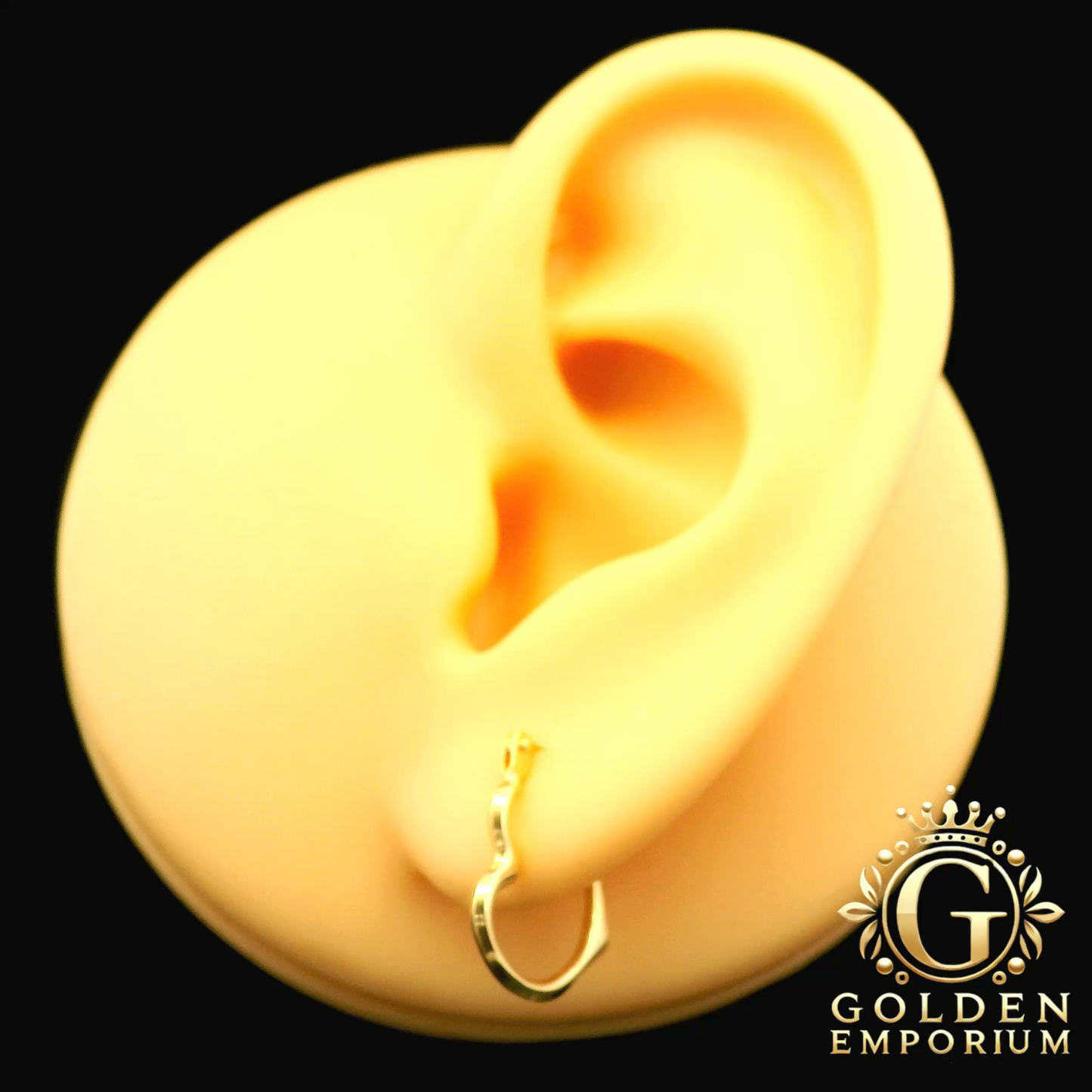 Heart Hoop Earrings