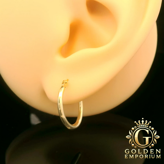 Classic Thin Hoop Earrings