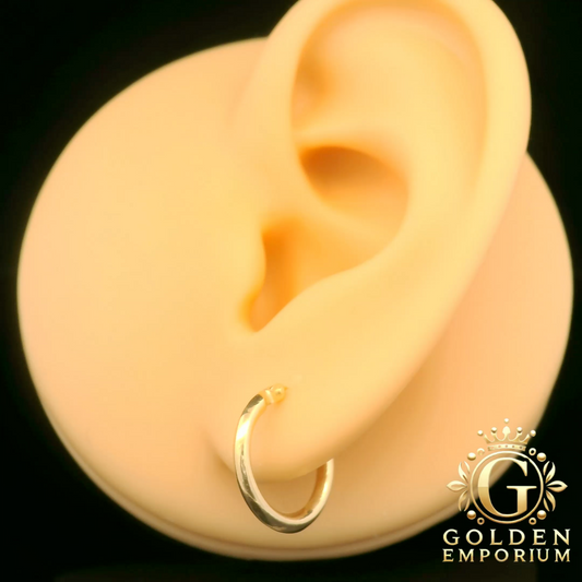 Classic Round Hoop Earrings