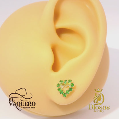 Elegant Heart-Shaped Earrings